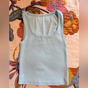 American Eagle Outfitters Sky Blue Tank Top
